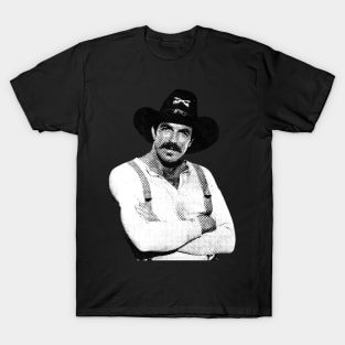 Tom Selleck Halftone T-Shirt